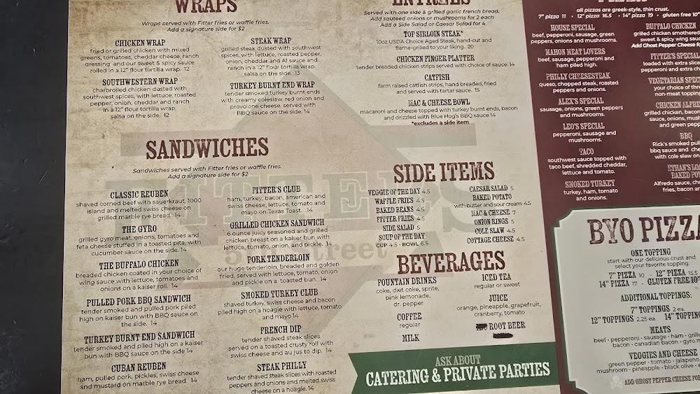 Fitters 5th Street Pub Menu image 1